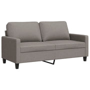 Divano | Divano da soggiorno | Sofa a 2 Posti Tortora 140 cm in Tessuto