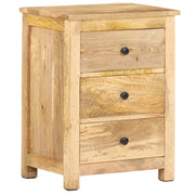 Comodino 45x35x60 cm in Legno Massello di Mango cod mxl 30214