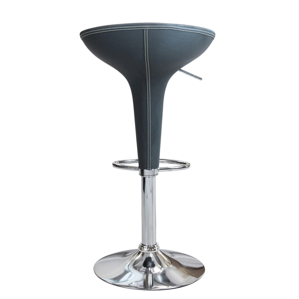 Sgabello Moderno per Sala da Pranzo in Plastica Metallo cm 40x45x78 - LORENNE