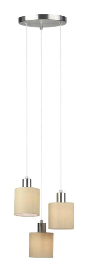 Lampadario Rabalux Natina 3 luci E14 bronzo Ø33cm H117cm