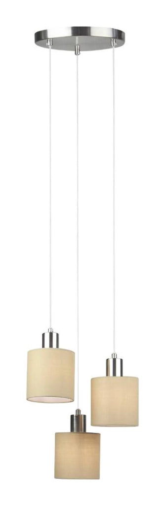 Lampadario Rabalux Natina 3 luci E14 bronzo Ø33cm H117cm
