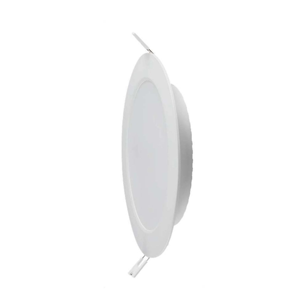 Mini Pannello LED Rotondo da Incasso 18W, 1980 lm, Foro 200–205 mm (Bianco Caldo 3000K)