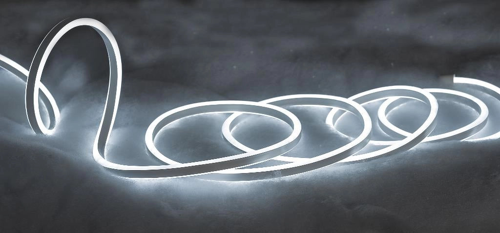 Tubo Luminoso Neon Luci di Natale da Esterno e Interno 720 Led Bianco 6 Metri