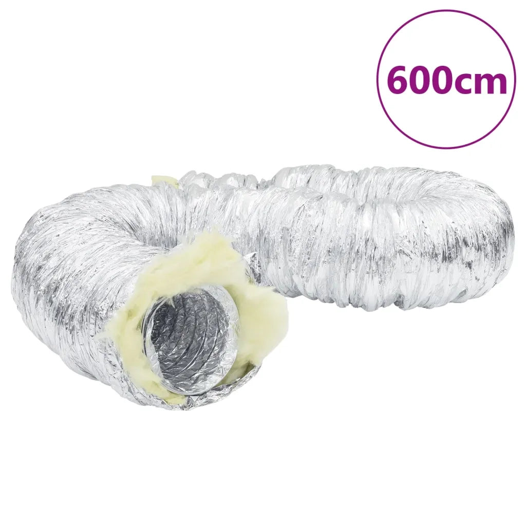 Condotto di Ventilazione Isolato in Alluminio 6m Ã˜12,5cm