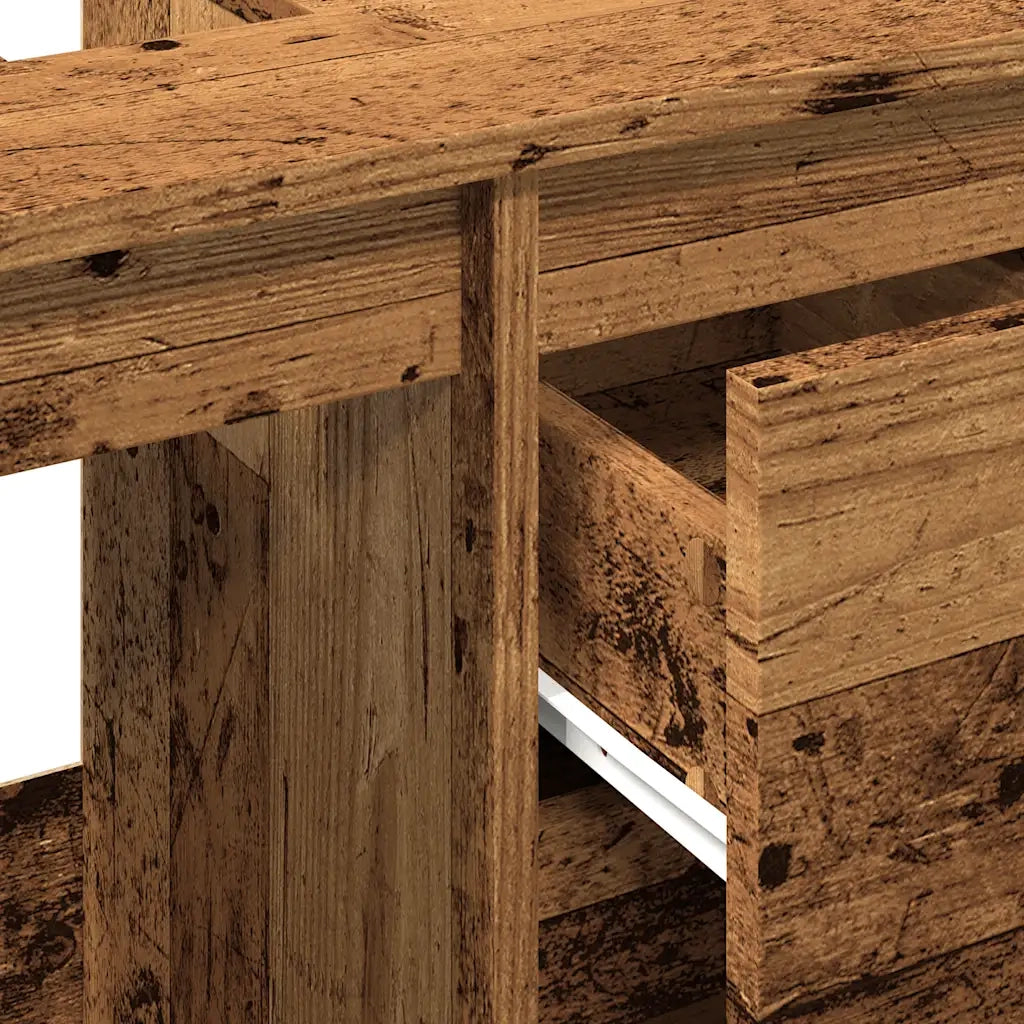 vidaXL Mobile Sottolavabo Legno Antico 65x33x60 cm in Truciolato
