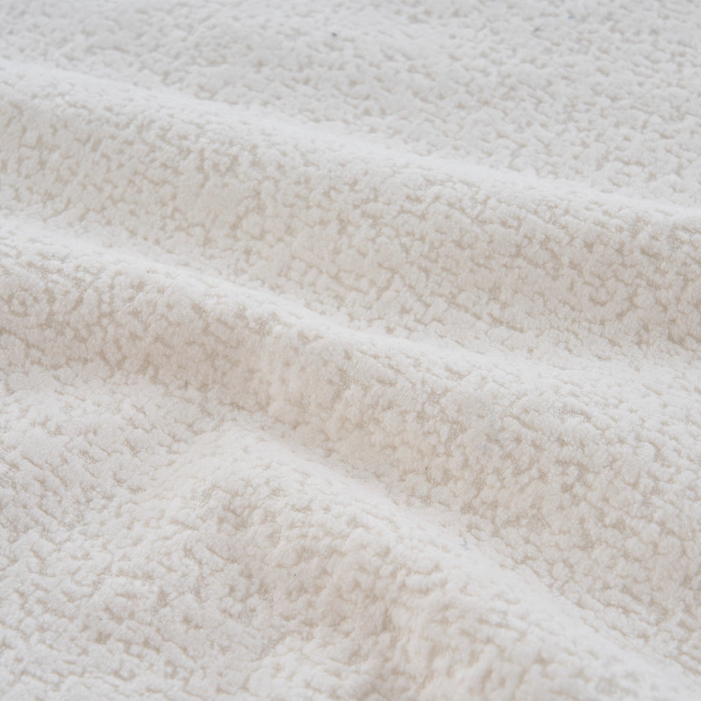 DIVANO modulare senza montaggio 263x171x66 cm Chenille bianco
