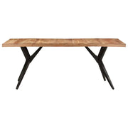 Tavolo da Pranzo | Tavolo da cucina 200x90x76 cm Legno Massello di Acacia