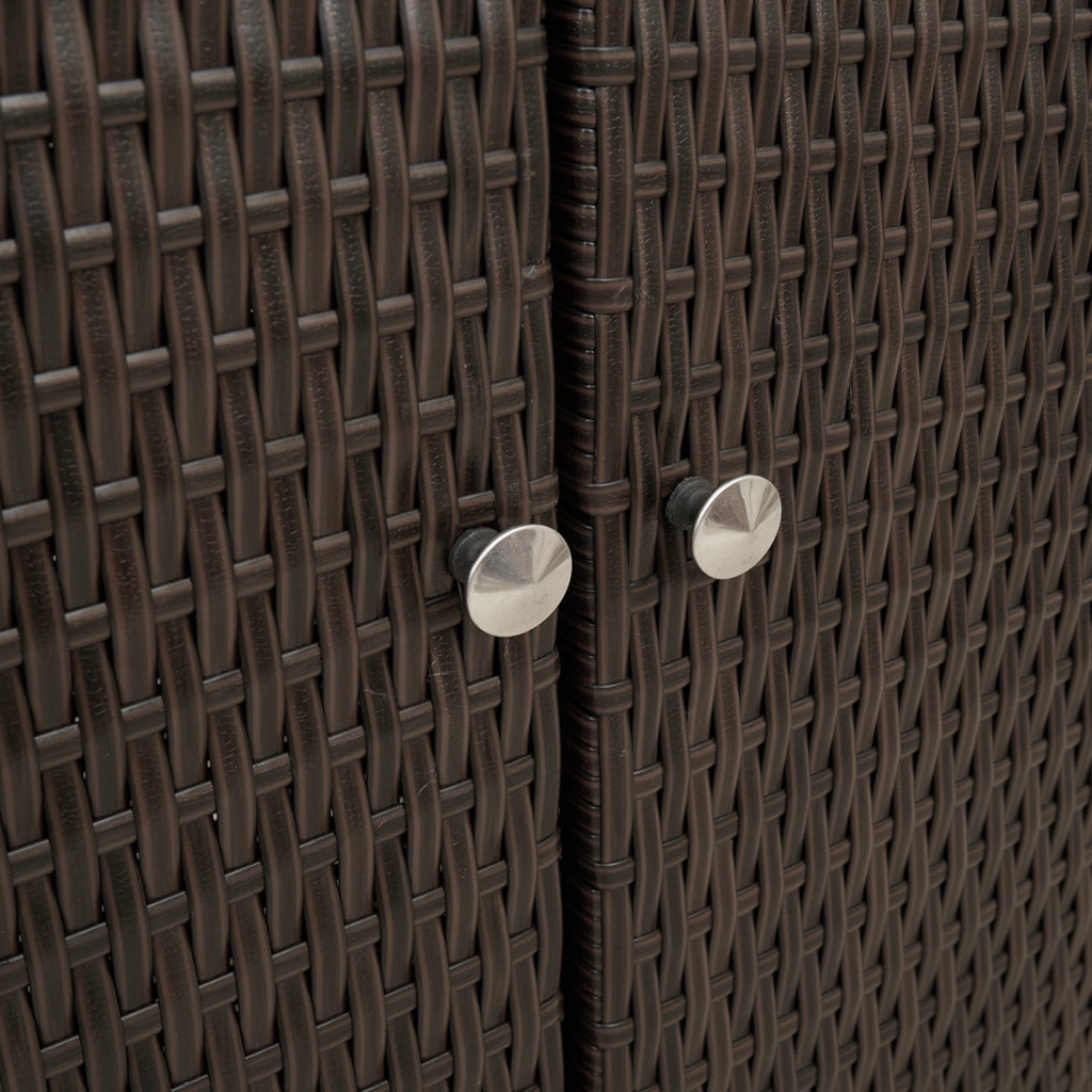 Armadio di Stoccaggio  Marrone 100x36x102 cm Rattan