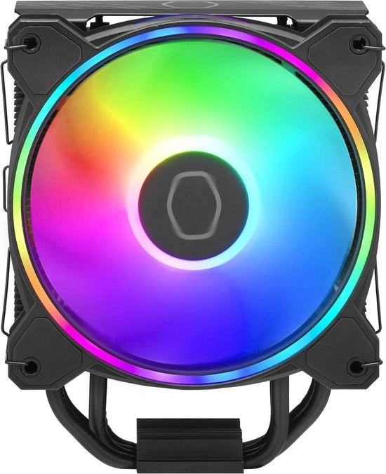 Raffreddatore di Processore - Materiale Può essere Bianco - Illuminazione RGB - 4 Dotti di Raffreddamento a Contatto Diretto - LGA1700 & AM5 Compatibile Ventilatore Automatico