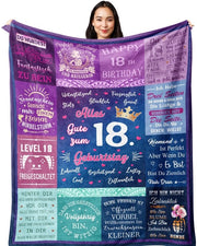 Decorazione per 18° compleanno ragazza, regalo per ragazze di 18 anni, 18° compleanno ragazza/ragazzo, decorazione 18° compleanno ragazza, tappeto 150x130CM