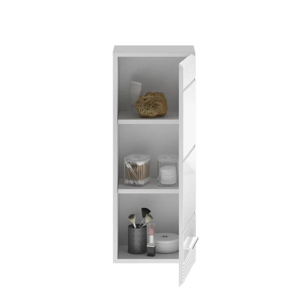 Mezza colonna da bagno – Bianco lucido – KLEANKIN