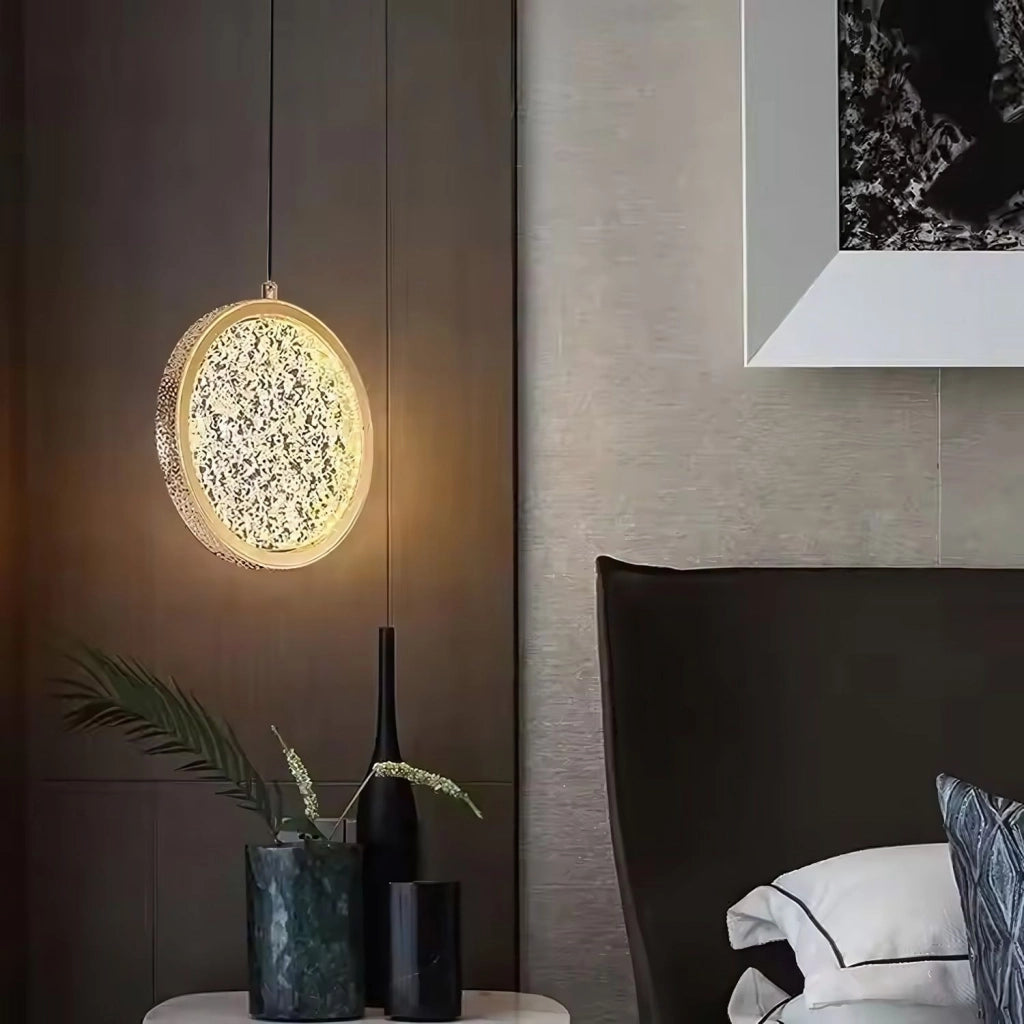 Lampadario A Sospensione In Cristallo Led G089-1cp Złota