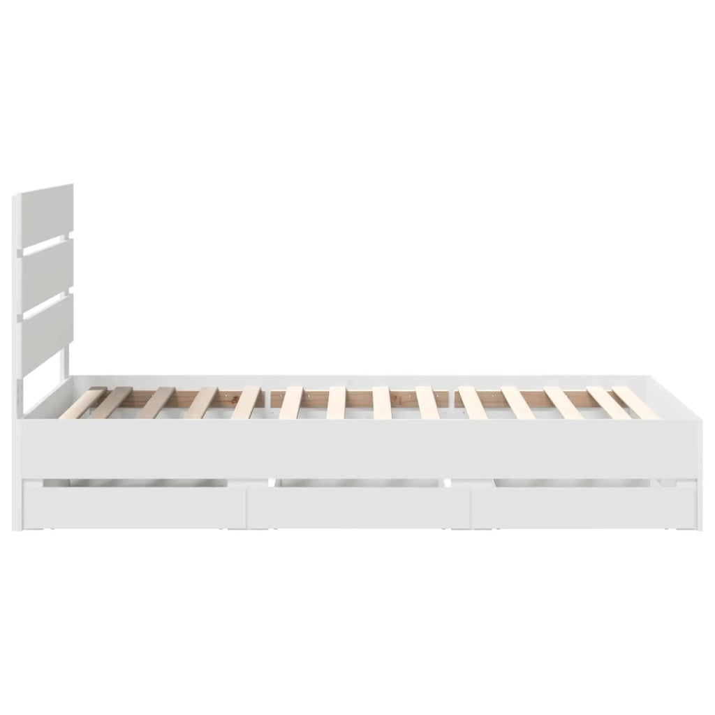 Struttura del letto Bianco 90 x 200 cm Legno Ingegnerizzato 3411858
