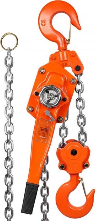 Rateltakel 6T - Altezza di sollevamento 5,8 m - Palo doppio - Catena G80