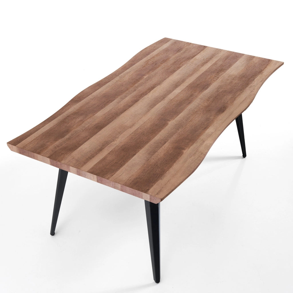 Tavolo fisso effetto legno finitura rovere cm. H.74 x P.90 x L.160