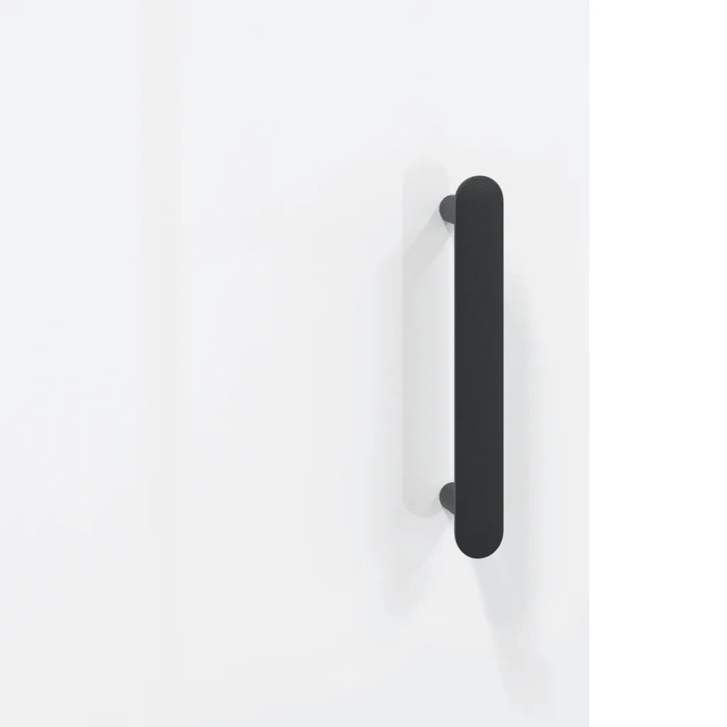 Credenza Bianco Lucido 34,5x34x90 cm in Legno Multistrato 828550