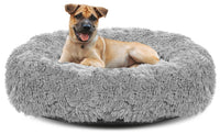 Cuscino per cani AIO FACTORY Shaggy Bed grigio chiaro da 40 cm