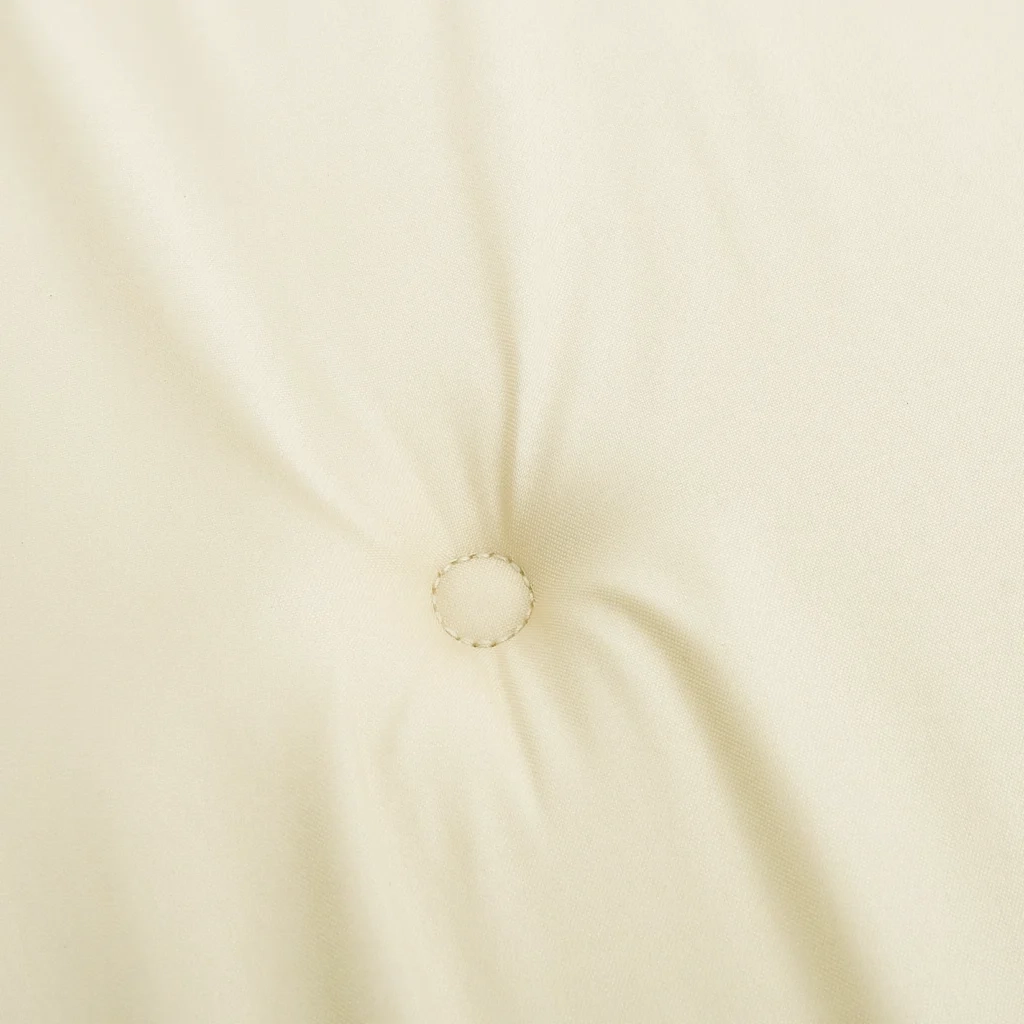 Cuscini per Sedia 6 pz Crema 40x40x4 cm in Tessuto Oxford