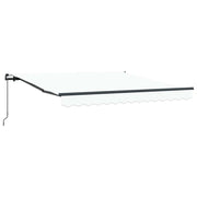 Tenda da Sole | Tenda Retrattile Bianco 350 x 250 cm Poliestere e Acciaio