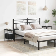 Armadio da Notte con cassetto 2 pcs Rovere Nero 34 x 36 x 50 cm 862924