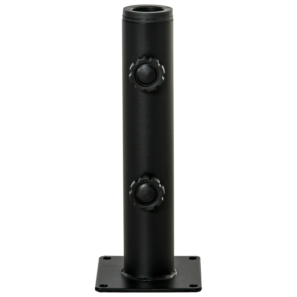 Piede Parasol Regolabile in Metallo ¨C zephmum ¨C Nero per ? 34, 38, 48 mm