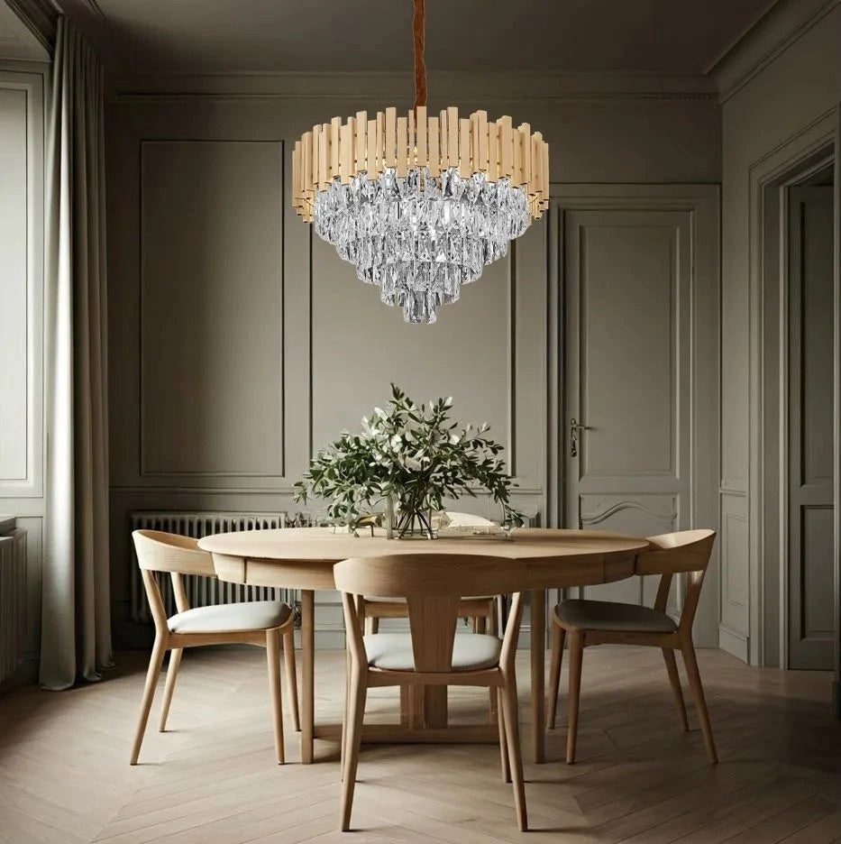 Lampada Cristal G053-cp 80cm Gold