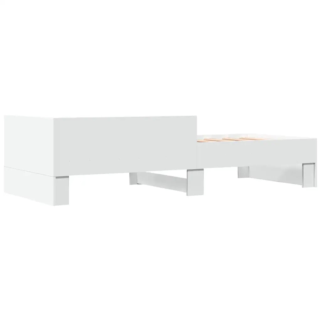 Giroletto-Struttura Letto Bianco 90x200 cm in Legno Multistrato 558250
