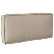 Cuscino per Pallet per Schienale Tortora 80x40x12 cm Tessuto Oxford