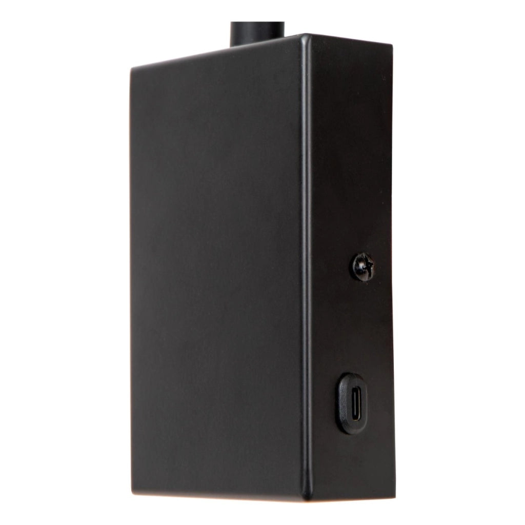 Applique lettura nera ALEC Lucide G9 LED 3W 2700K 260lm