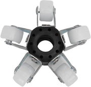 Guida di navigazione per camere di inspection con ruota di protezione - 5 ruote stabili - Adatto per tubi > 100 mm - Acciaio inossidabile - Nylon - Scorrimento liscio - Camera di inspection