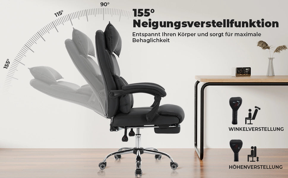 SEDIA UFFICIO ERGONOMICA REGOLABILE NERA IN TESSUTO TECNICO