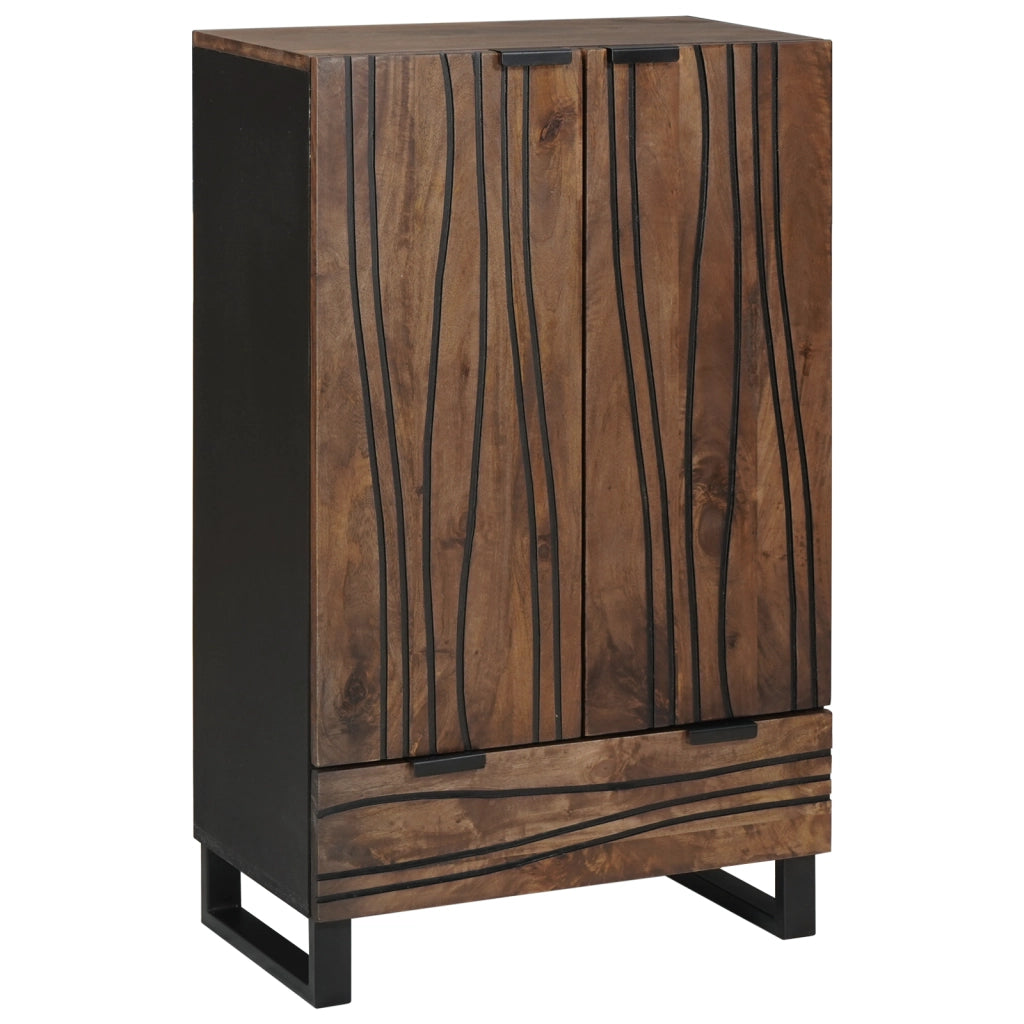 Alto pannello 60x33.5x100 cm in legno massello di mango