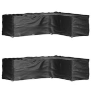 Coperture Mobili da Giardino a L 2pz 16 Occhielli 260x210x80cmcod mxl 100285