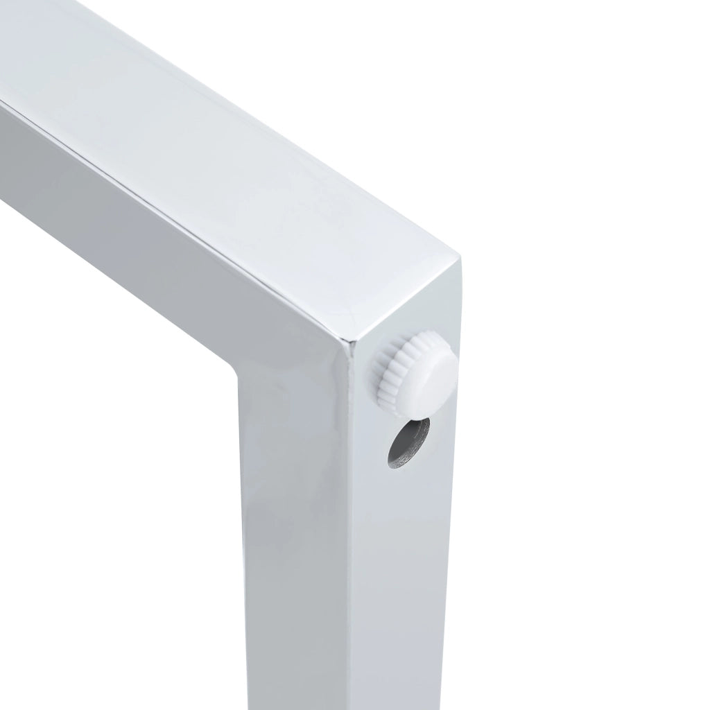 Sgabello da bar con seduta imbottita in PU e gambe in metallo, design nordico, facile da pulire, grigio chiaro 61 × 60,5 × 54 cm