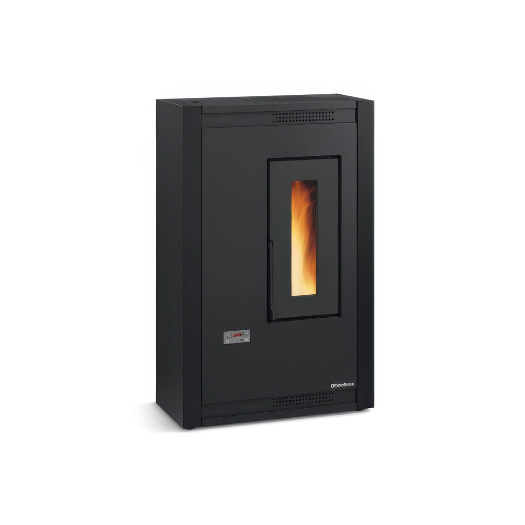 Stufa a Pellet Ventilata Slim Extraflame Luisella 5.0 V0-5 Nera 5,1 kW