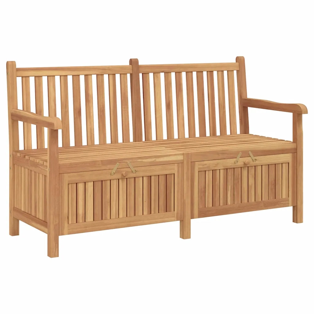 vidaXL Panca da Giardino con Contenitore Marrone 150 x 60 x 90 cm