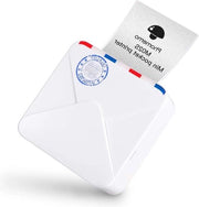 Stampante Bluetooth mini M02S - stampante thermica portatile per bambini - studio e appunti DIY - compatibile con smartphone - stampante mini bianca