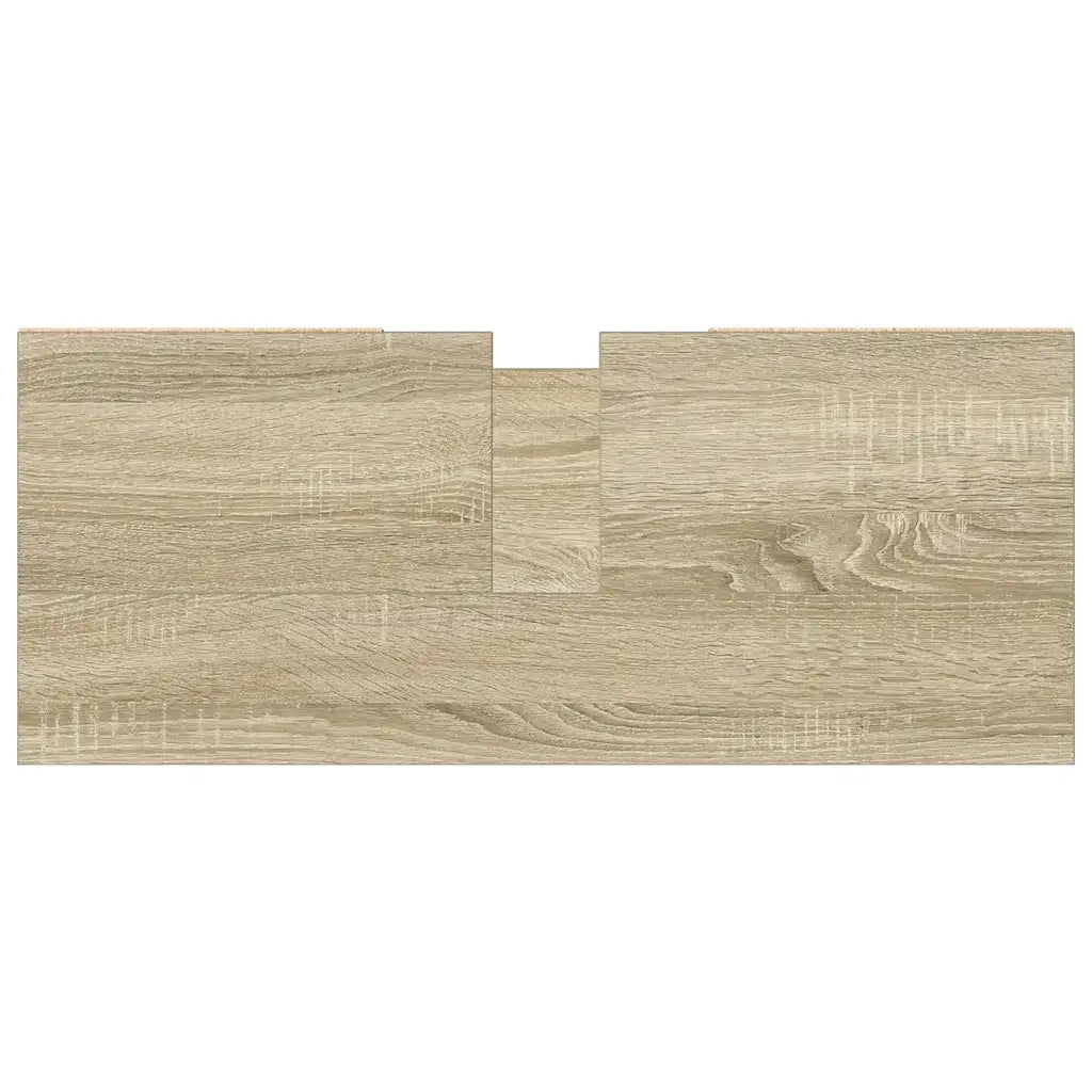 Mobile da Bagno Rovere Sonoma 80x33x60 cm in Legno Multistrato