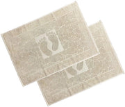 Set di asciugamani per doccia 2 pezzi, asciugamano di doccia in cotone, asciugamano di doccia in cotone, 600 g/m² & 100% cotone, assorbente & rapidamente asciutto, 50 x 70 beige sabbia