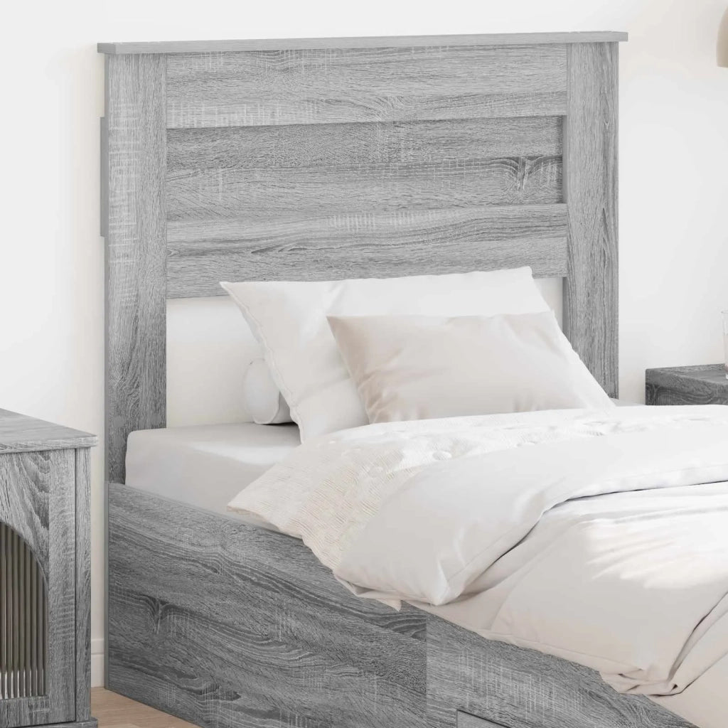 Testiera Grigio Sonoma Legno multistrato