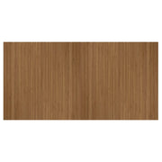 Tappeto del soggiorno | Tappeto Rettangolare Marrone 100x200 cm in Bamb¨´