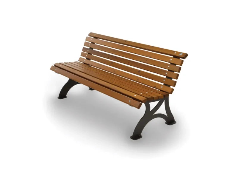 Panca Resort 561MI legno pino metallo schienale 165x65x75h Giochipark