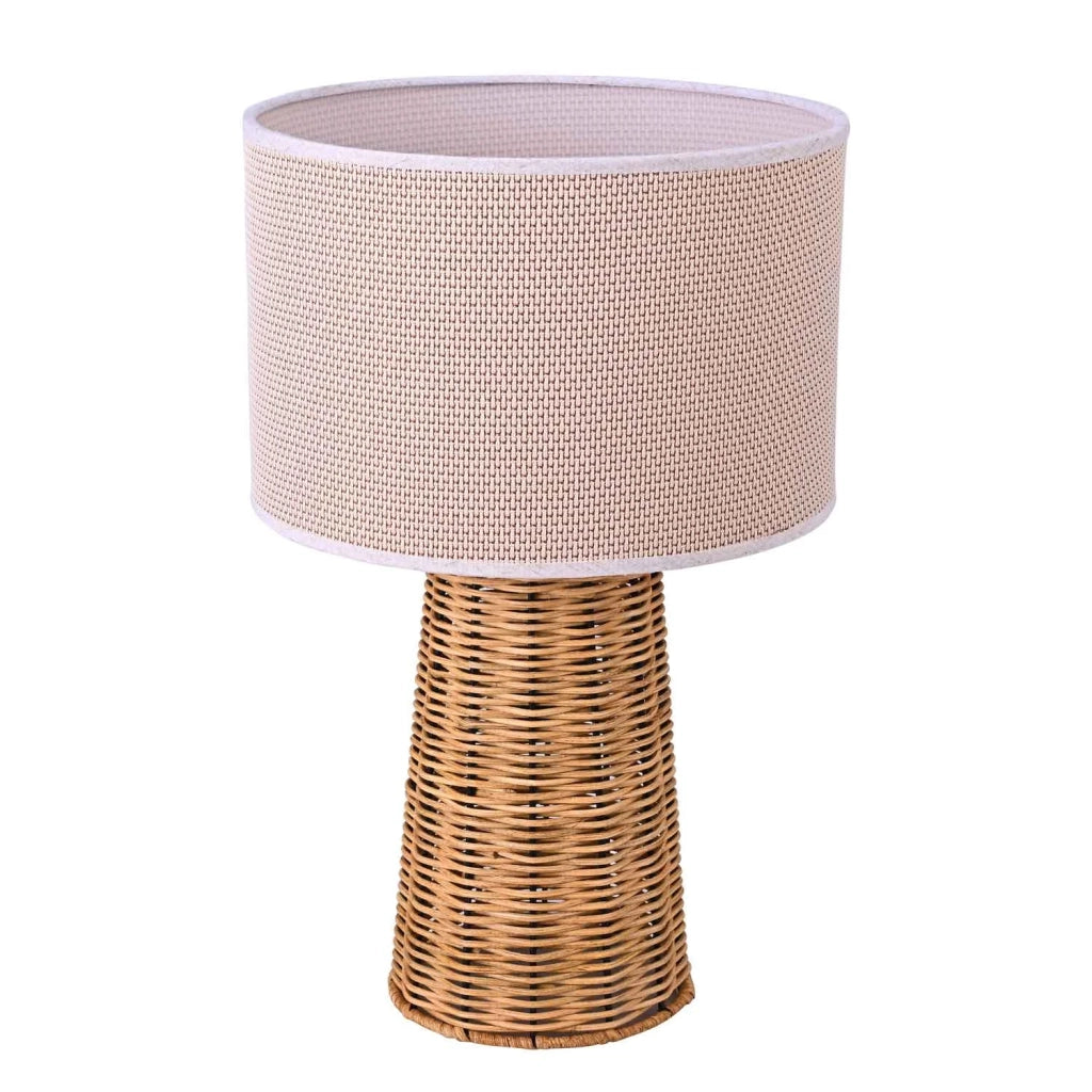 LÚZETE - LAMPADA DA TAVOLO IN RATTAN CAROLINA