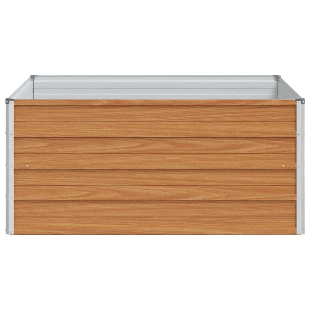 Letto rialzato da giardino Marrone Chiaro 100 x 100 x 45 cm