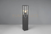 GARONNE PALO ALTO DA ESTERNO RETTANGOLARE IN FUSIONE COLORE ANTRACITE CON SENSORE DI MOVIMENTO IP44 H. 80CM 1 LUCE ATTACCO E27