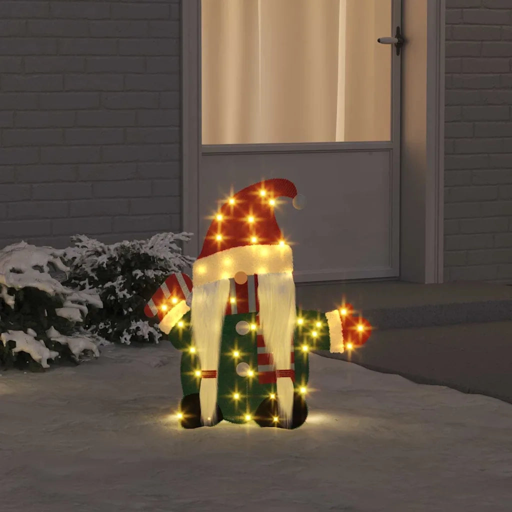 Gnomone Illuminato Bianco caldo 71 x 64 cm Tessuto di Lamè 42019622