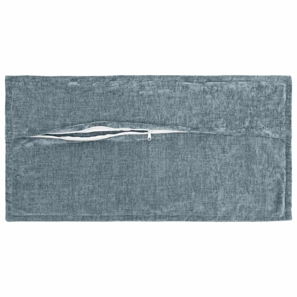 Federa 2 pz HOUTEN Azzurro 40 x 80 cm Tessuto Chenille 918229