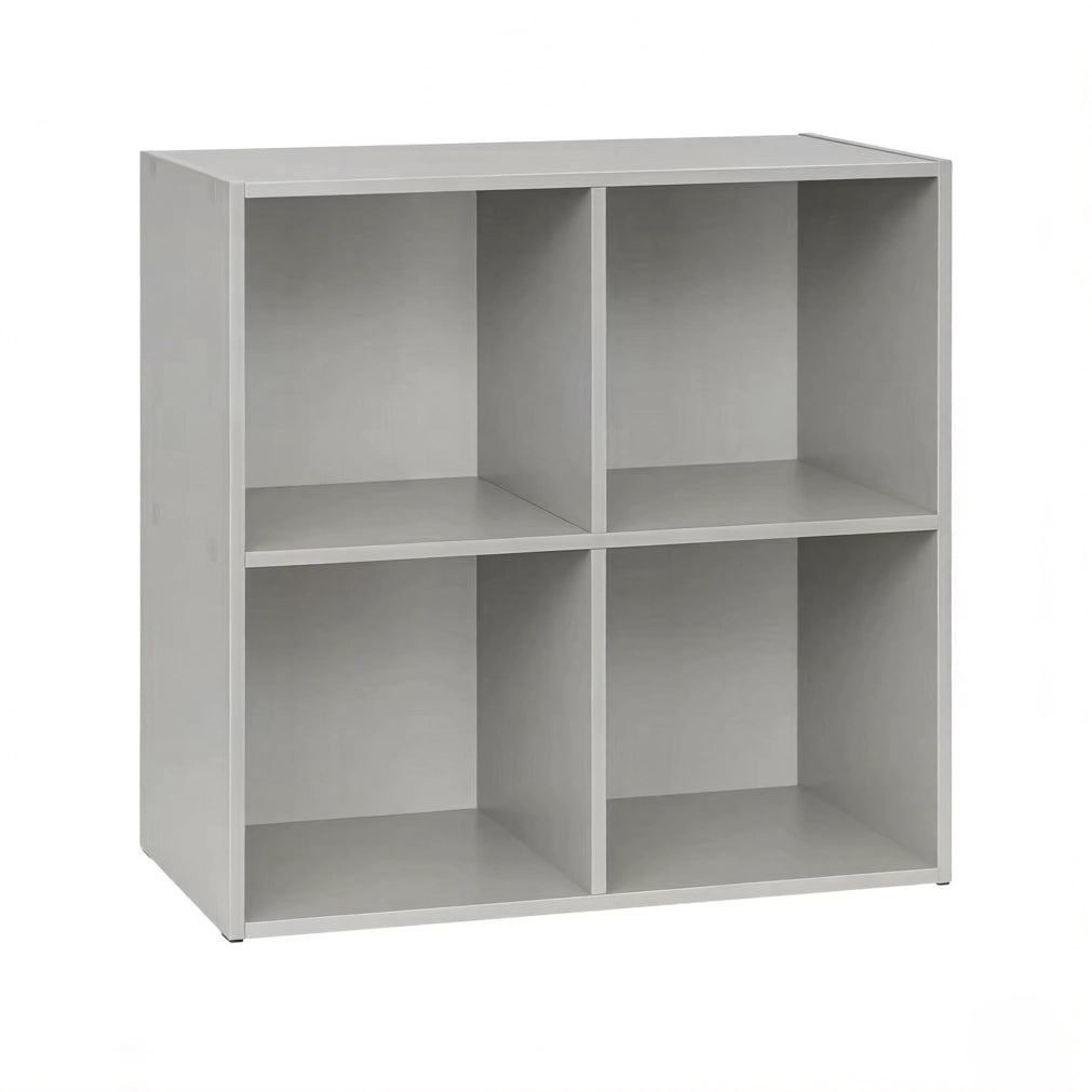 Libreria a cubi 4 vani grigia 59,6x59,8x29 cm