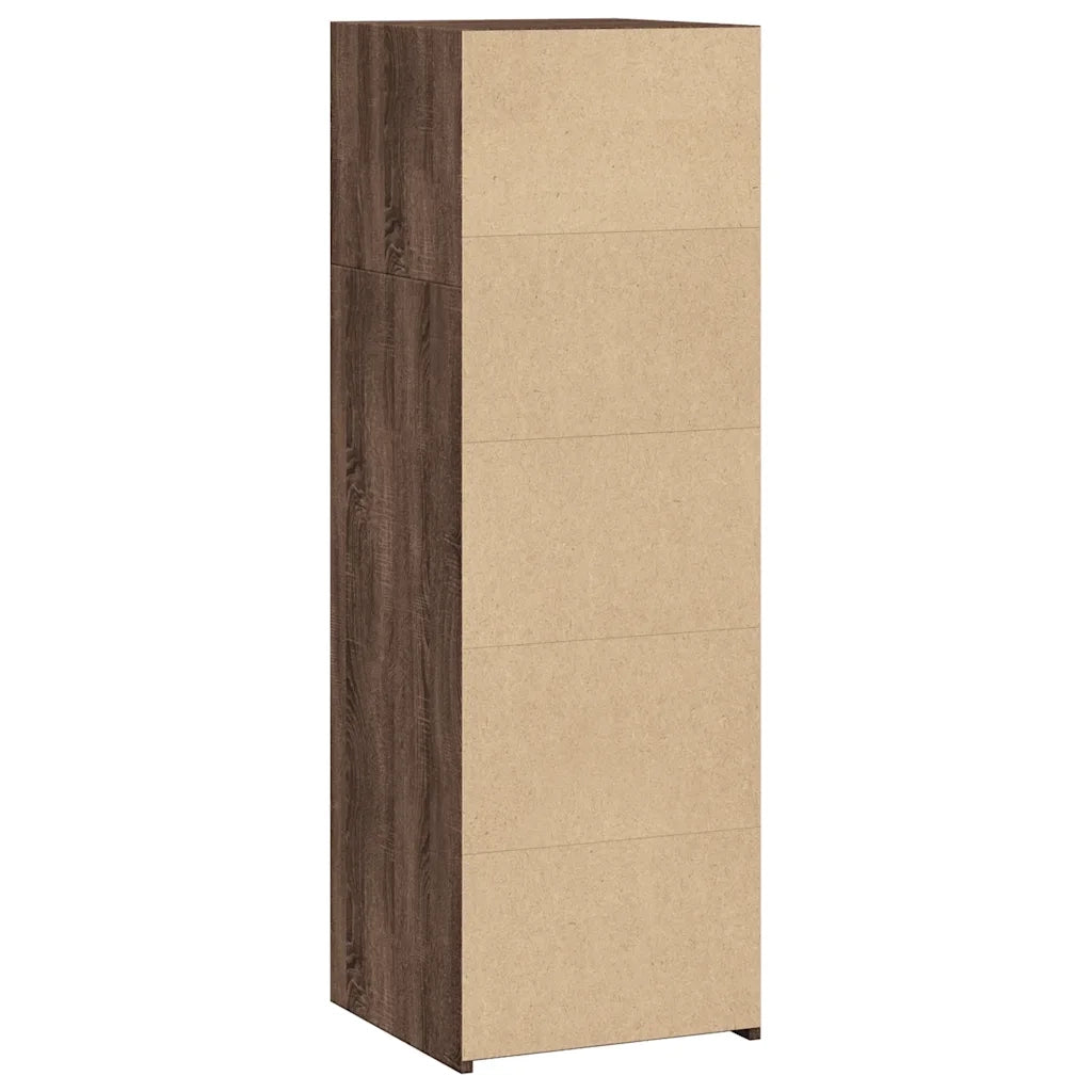 Credenza-Buffet-Armadio da cucina Rovere Marrone 40x41x124cm in Legno Multistrato