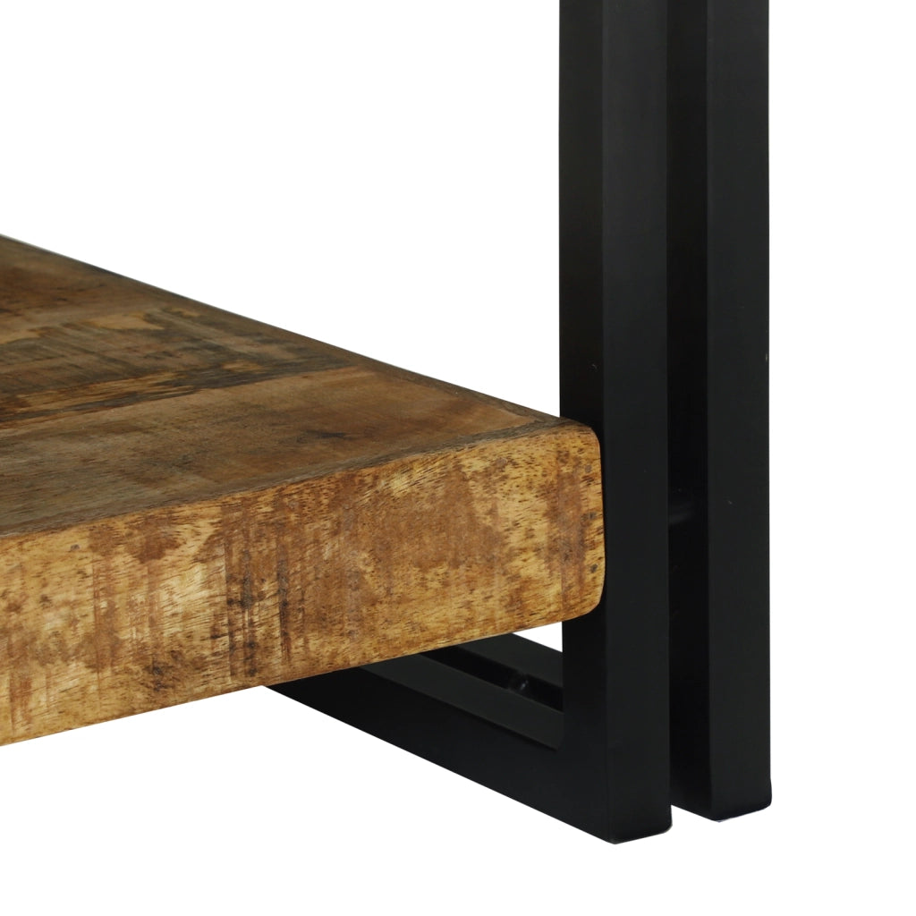 Tavolo da CaffÃ¨ 120x50x38 cm Legno Massello di Mango Grezzo